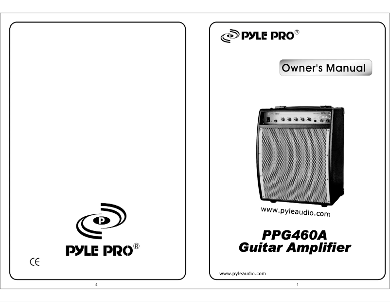 Image de la première page du manuel de l'appareil PPG-460A