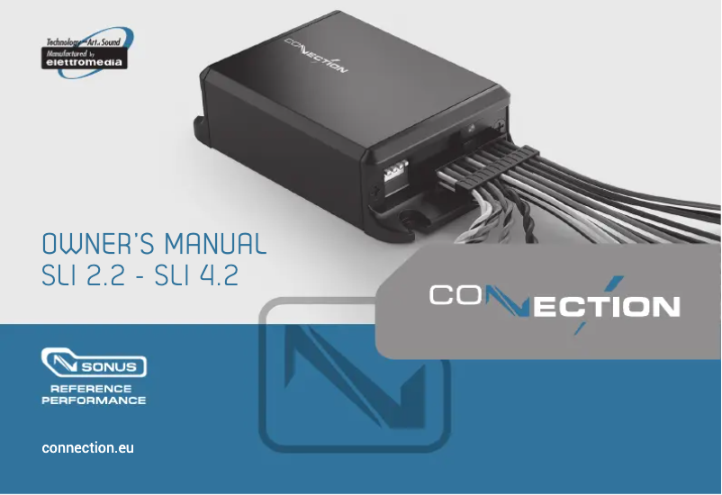 Page n°1 - Manuel utilisateur Connection SLI2.2