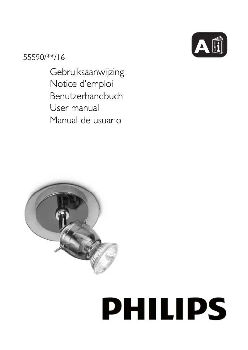 Page 1 of the manual User Manual Philips myLiving 555906716