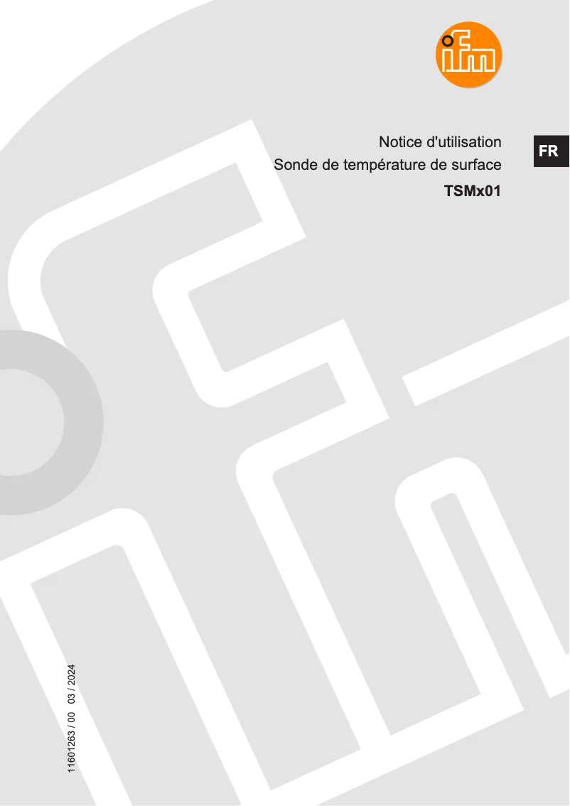 Image de la première page du manuel de l'appareil TSM701