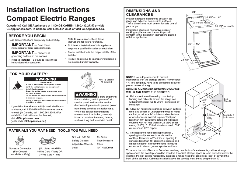Page 1 de la notice Guide d'installation Haier QAS740RMSS