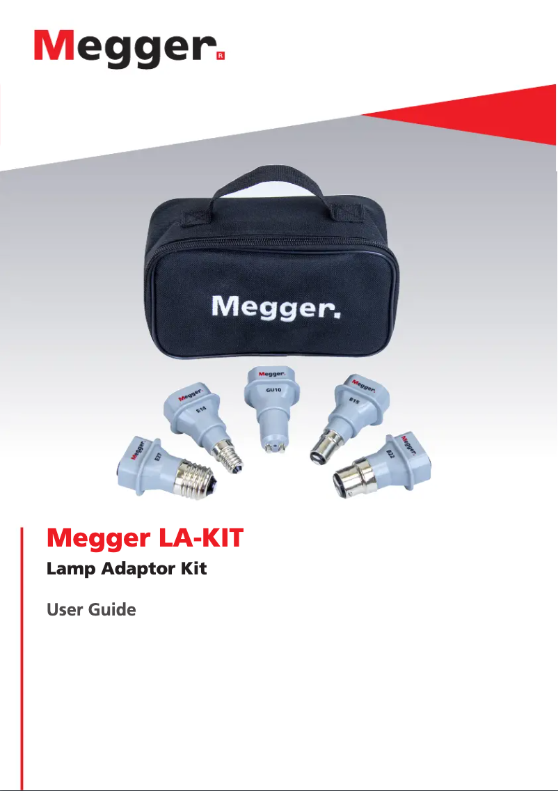 Image de la première page du manuel de l'appareil LA-KIT