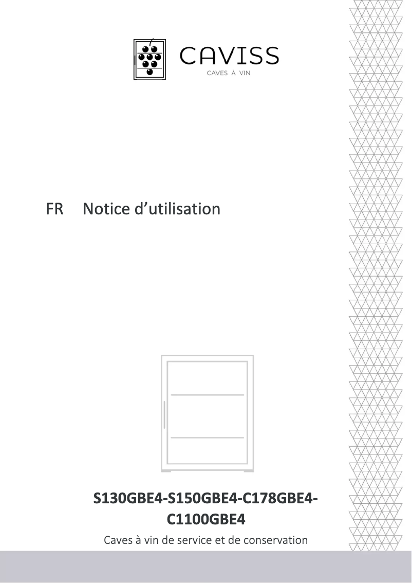 Image de la première page du manuel de l'appareil S130GBE4