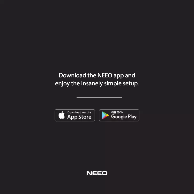 Page 1 de la notice Manuel utilisateur NEEO Combo