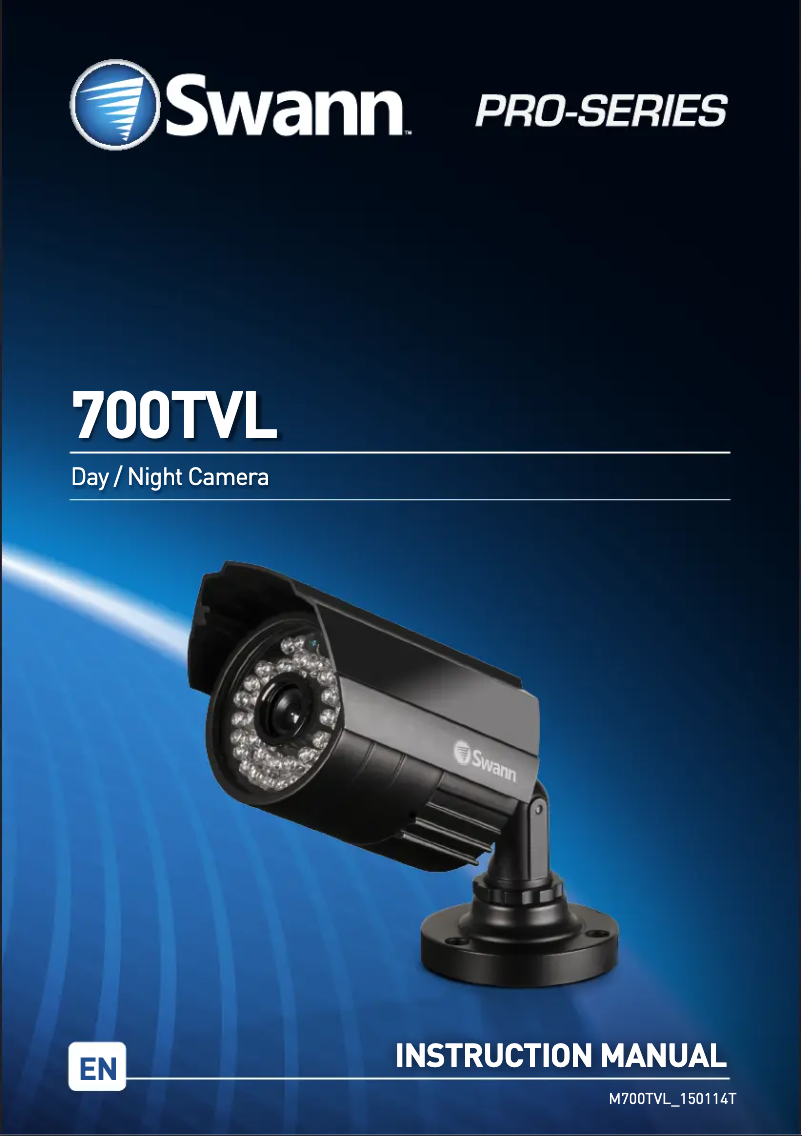 Page 1 de la notice Manuel utilisateur Swann PRO-735