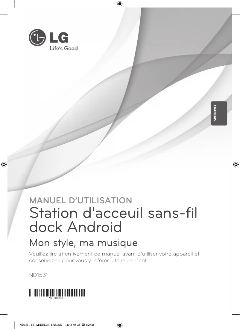 Página 1 del manual Manual de usuario LG ND1531