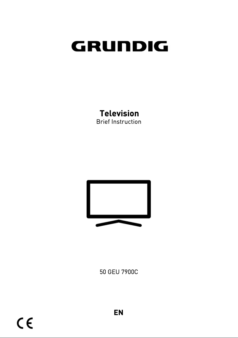 Page 1 de la notice Manuel utilisateur Grundig 50 GEU 7900C