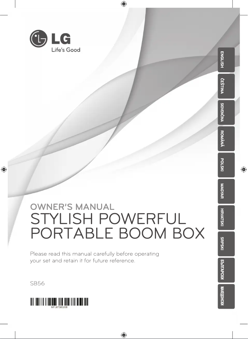 Página 1 del manual Manual de usuario LG SB56