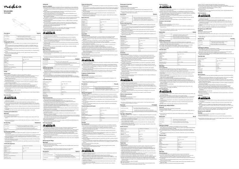 Page 1 de la notice Manuel utilisateur Nedis WOLAG3WBK