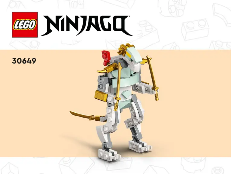 Page 1 de la notice Manuel utilisateur Lego Ninjago 30649