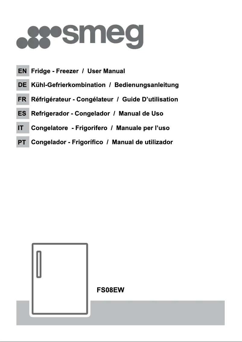 Page n°1 - Manuel utilisateur Smeg FS08EW