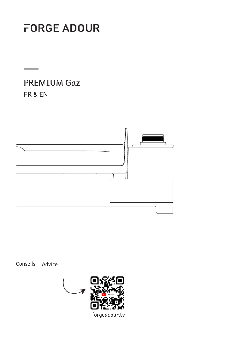 Page n°1 - Manuel utilisateur Forge Adour Premium E60 I