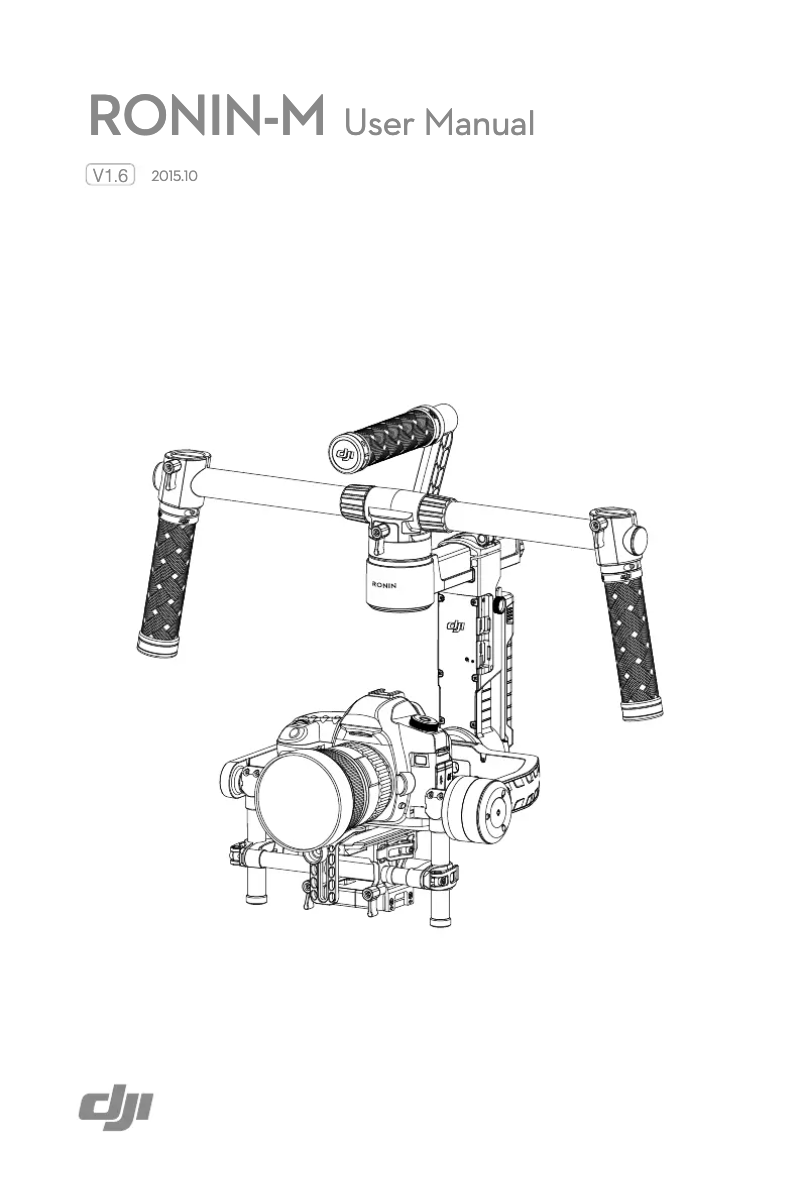 Página 1 del manual Manual de usuario DJI Ronin-M
