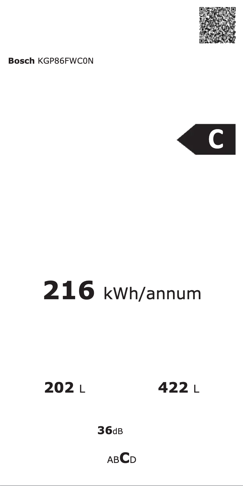 Página 1 del manual Manual de usuario Bosch KGP86FWC0N