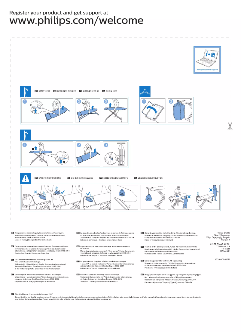 Image de la première page du manuel de l'appareil Easy7 GC222