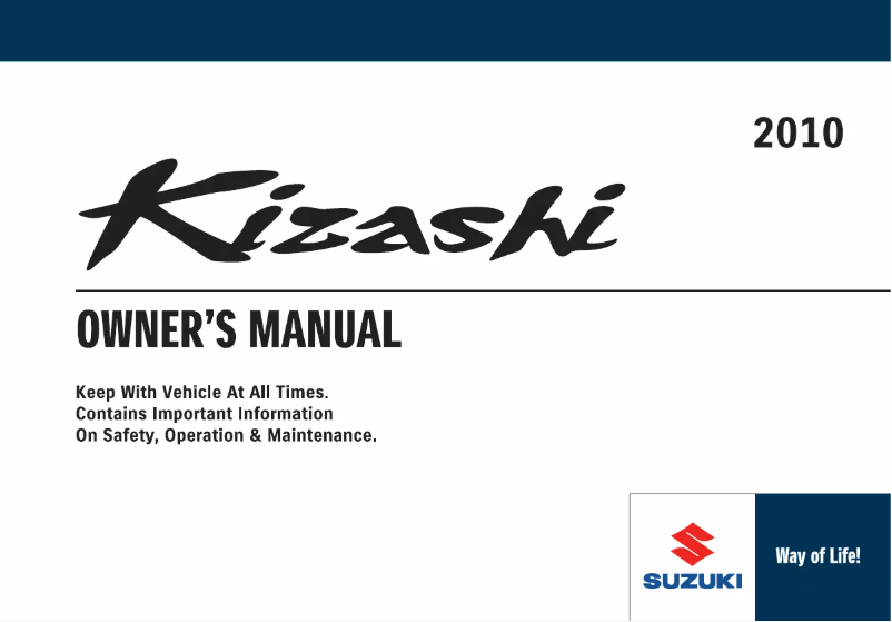 Página 1 del manual Manual de usuario Suzuki Kizashi (2010)
