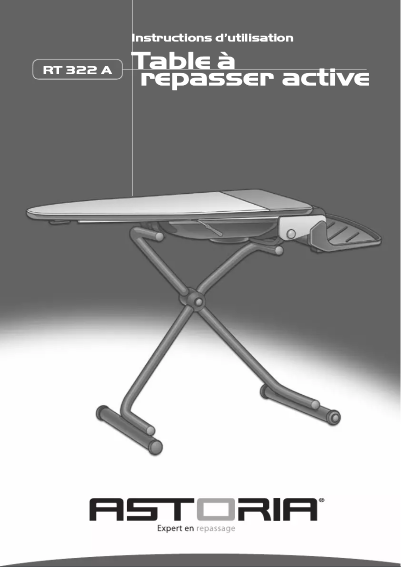 Page 1 de la notice Manuel utilisateur Astoria RT 322 A