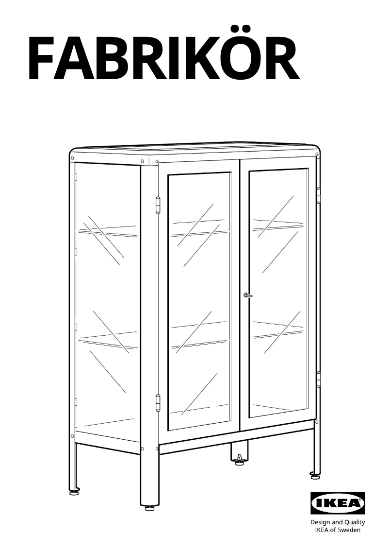 Página 1 del manual Manual de usuario Ikea FABRIKÖR 604.601.26