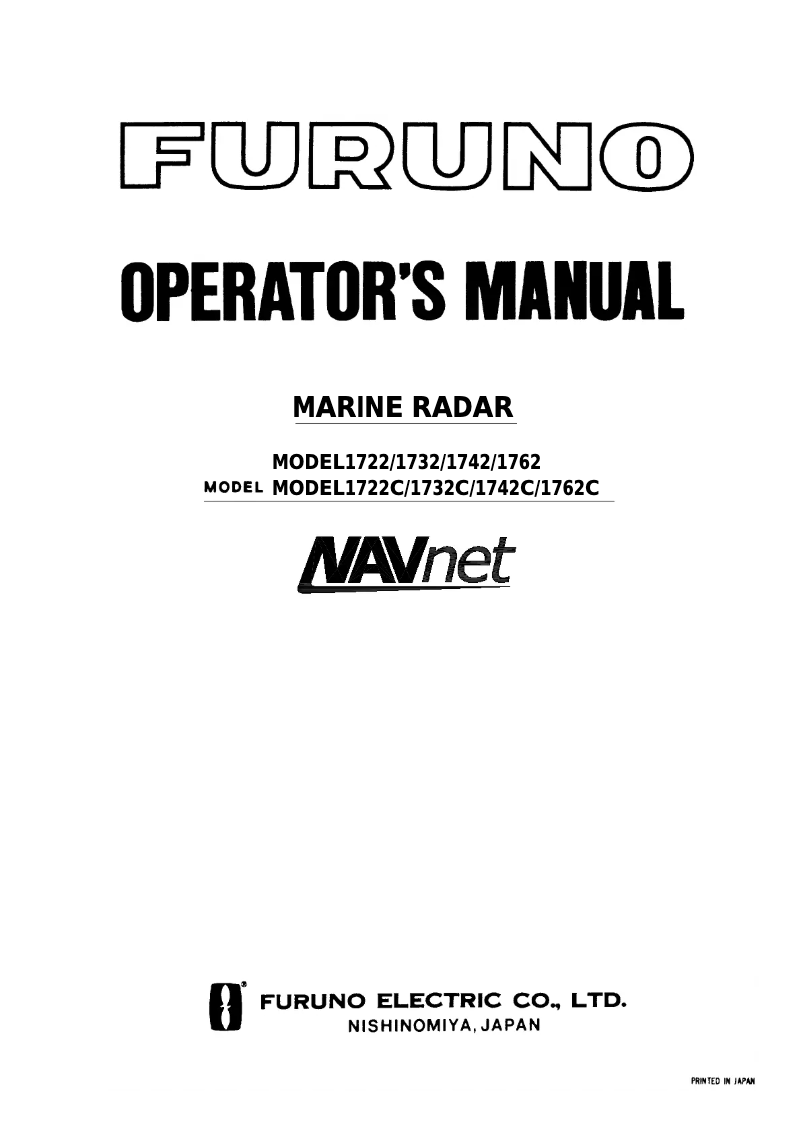 Image de la première page du manuel de l'appareil 1742C