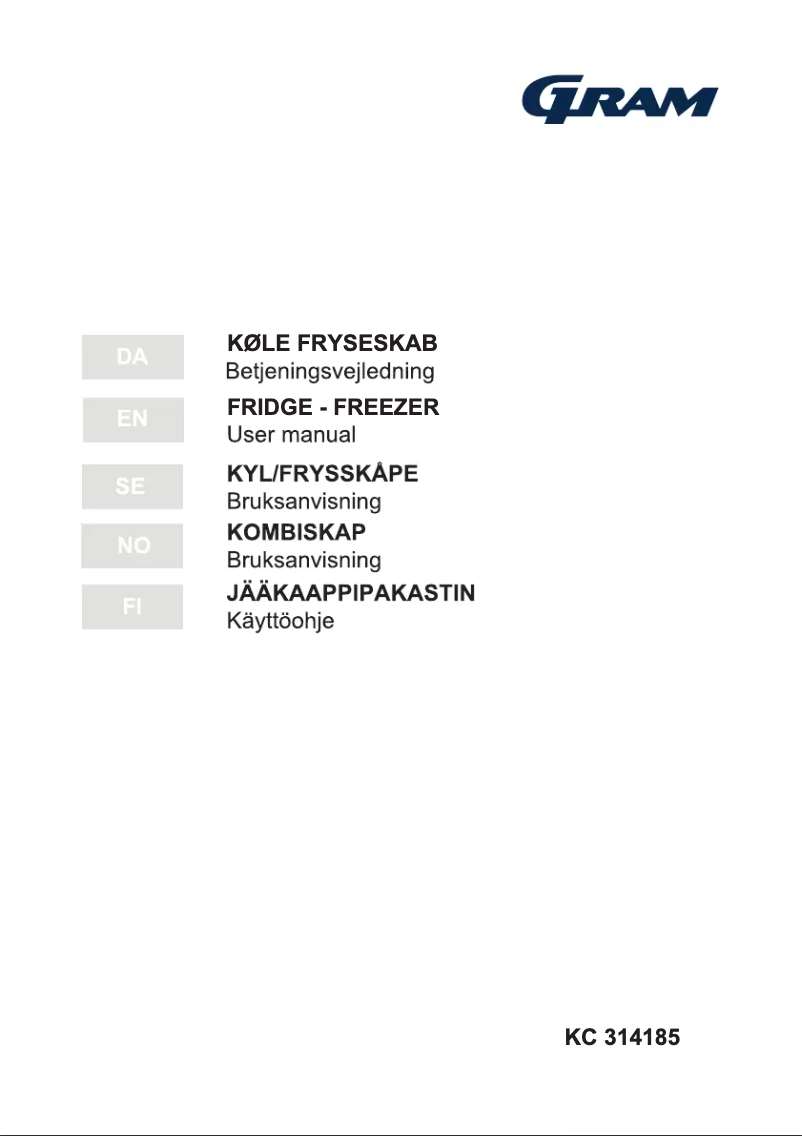 Image de la première page du manuel de l'appareil KC 314185