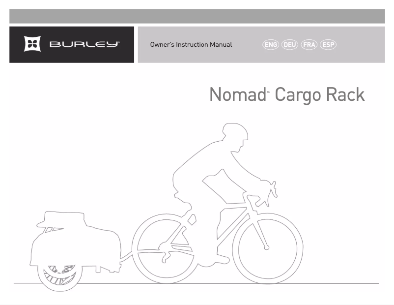 Page n°1 - Manuel utilisateur Burley Nomad Cargo Rack