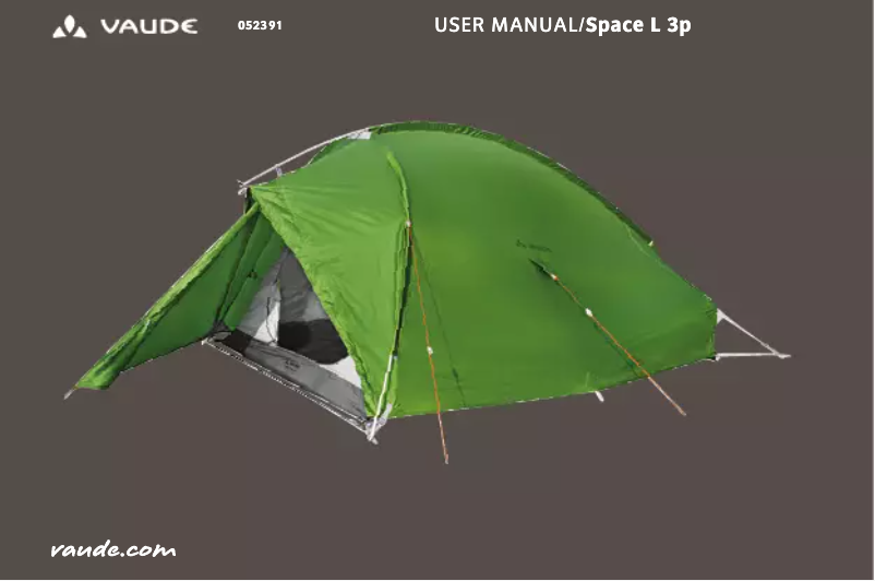 Page 1 de la notice Manuel utilisateur Vaude Space L 3P