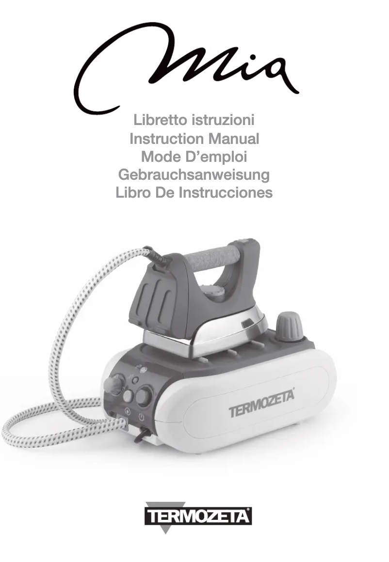 Page 1 de la notice Manuel utilisateur Termozeta Mia 74349M