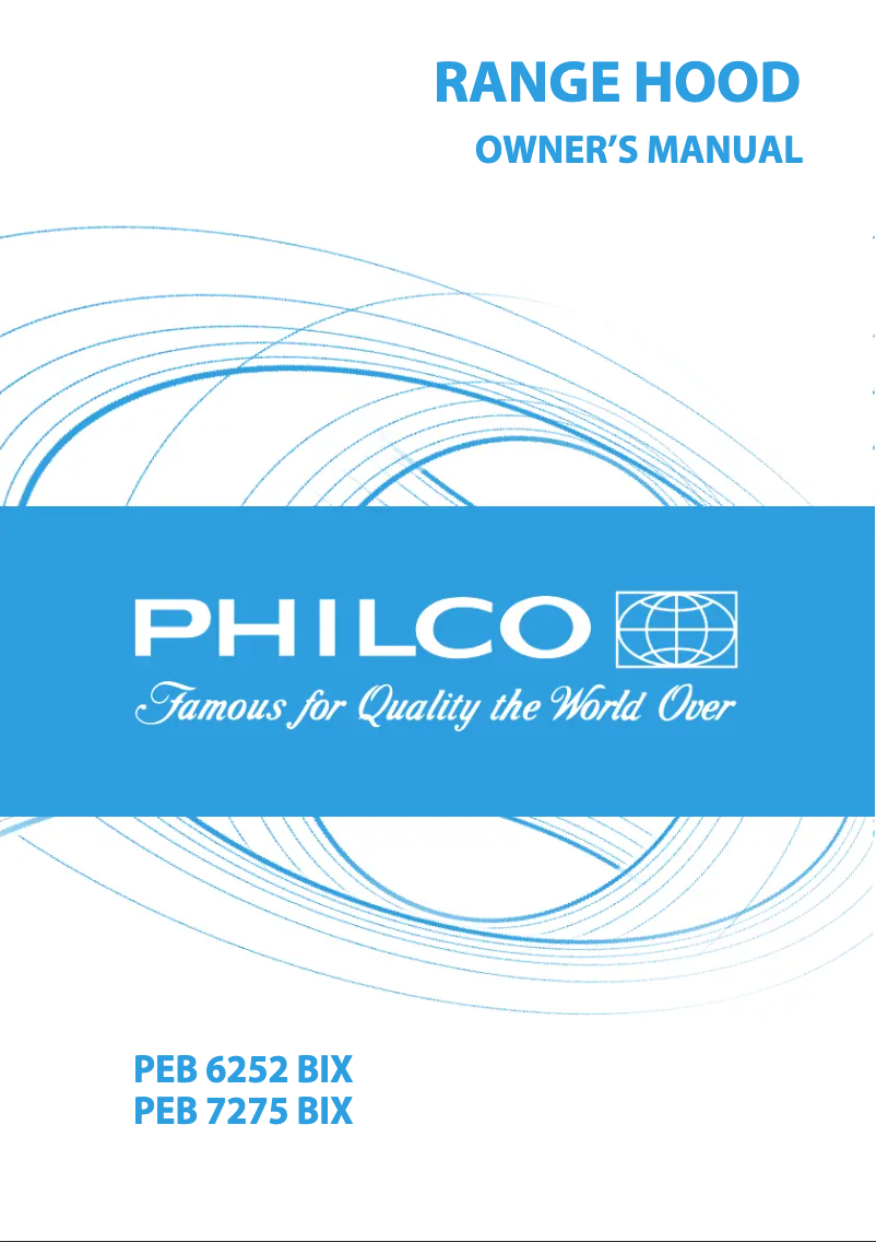 Page 1 de la notice Manuel utilisateur Philco PEB 6252 BIX