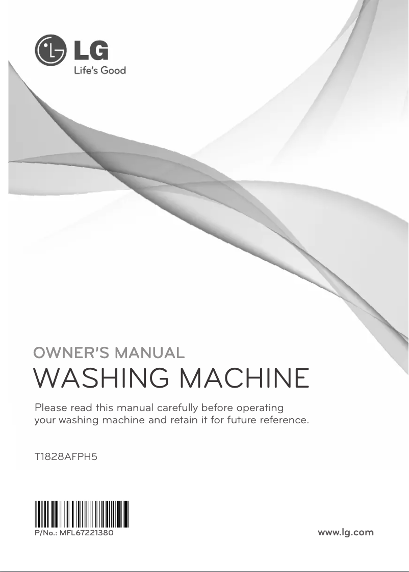 Image de la première page du manuel de l'appareil T1828AFPH5