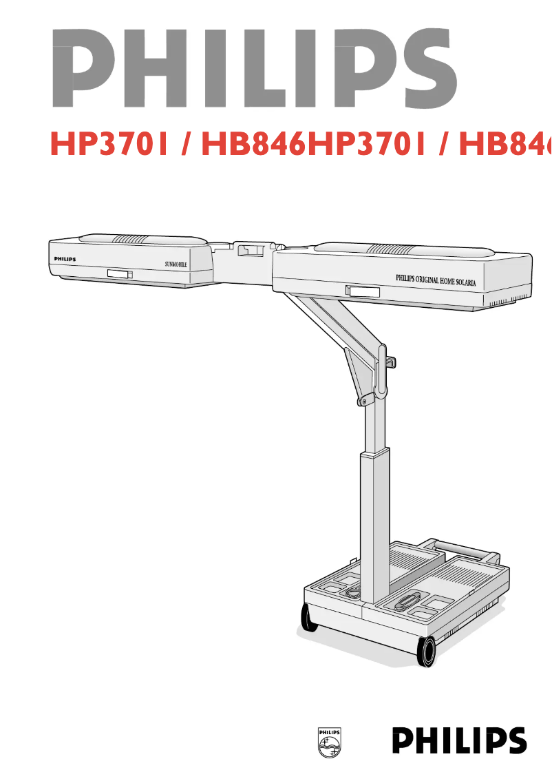 Page 1 de la notice Manuel utilisateur Philips HB 846