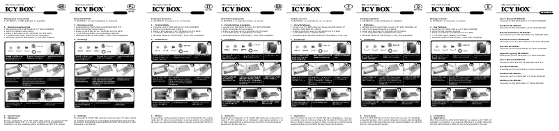 Page n°1 - Manuel utilisateur Icy Box IB-M2S251
