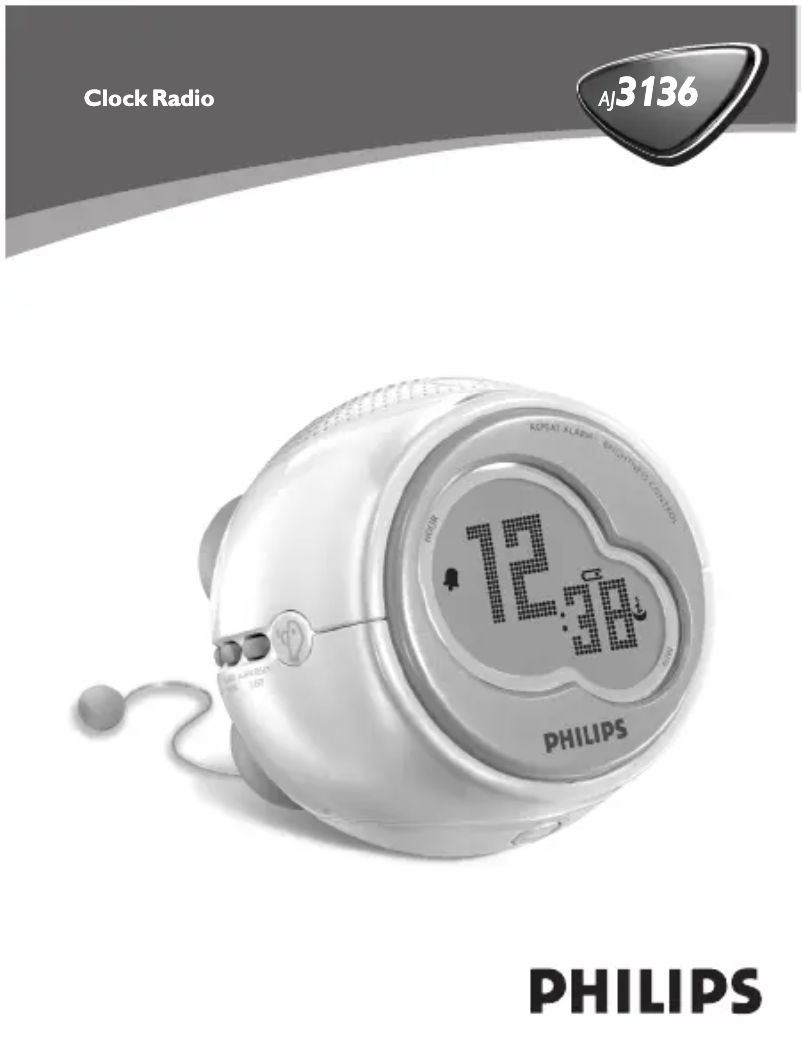 Page n°1 - Manuel utilisateur Philips AJ3136