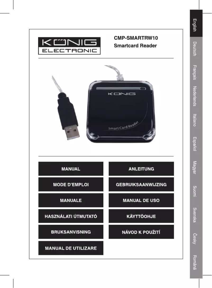 Image de la première page du manuel de l'appareil CMP-SMARTRW10