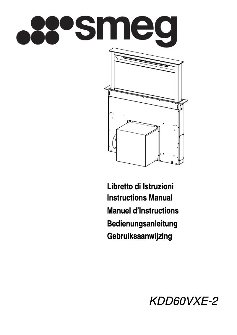 Page 1 de la notice Mode d'emploi Smeg KDD60VXE-2