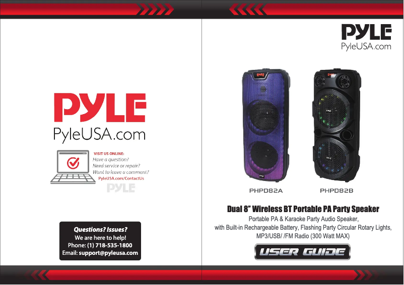 Imagen de la primera página del manual del dispositivo PHPD82A