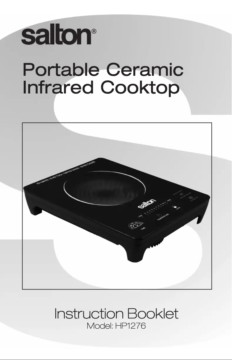 Página 1 del manual Manual de usuario Salton HP1276