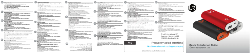 Page 1 de la notice Manuel utilisateur Trust Cinko 5200