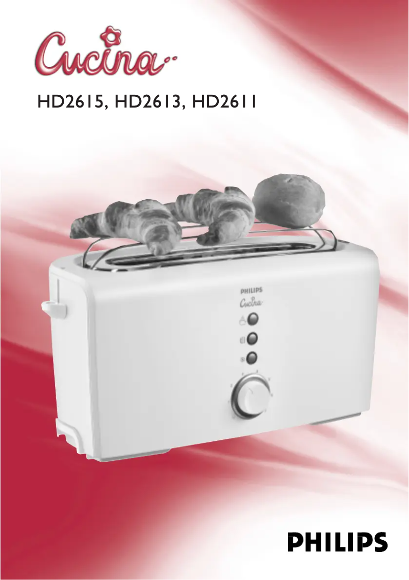 Page 1 of the manual User Manual Philips HD2615