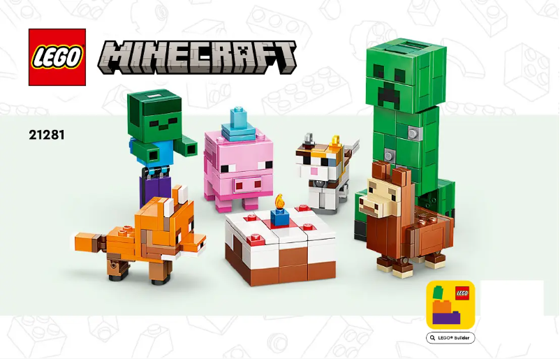 Page n°1 - Manuel utilisateur Lego Minecraft 21281