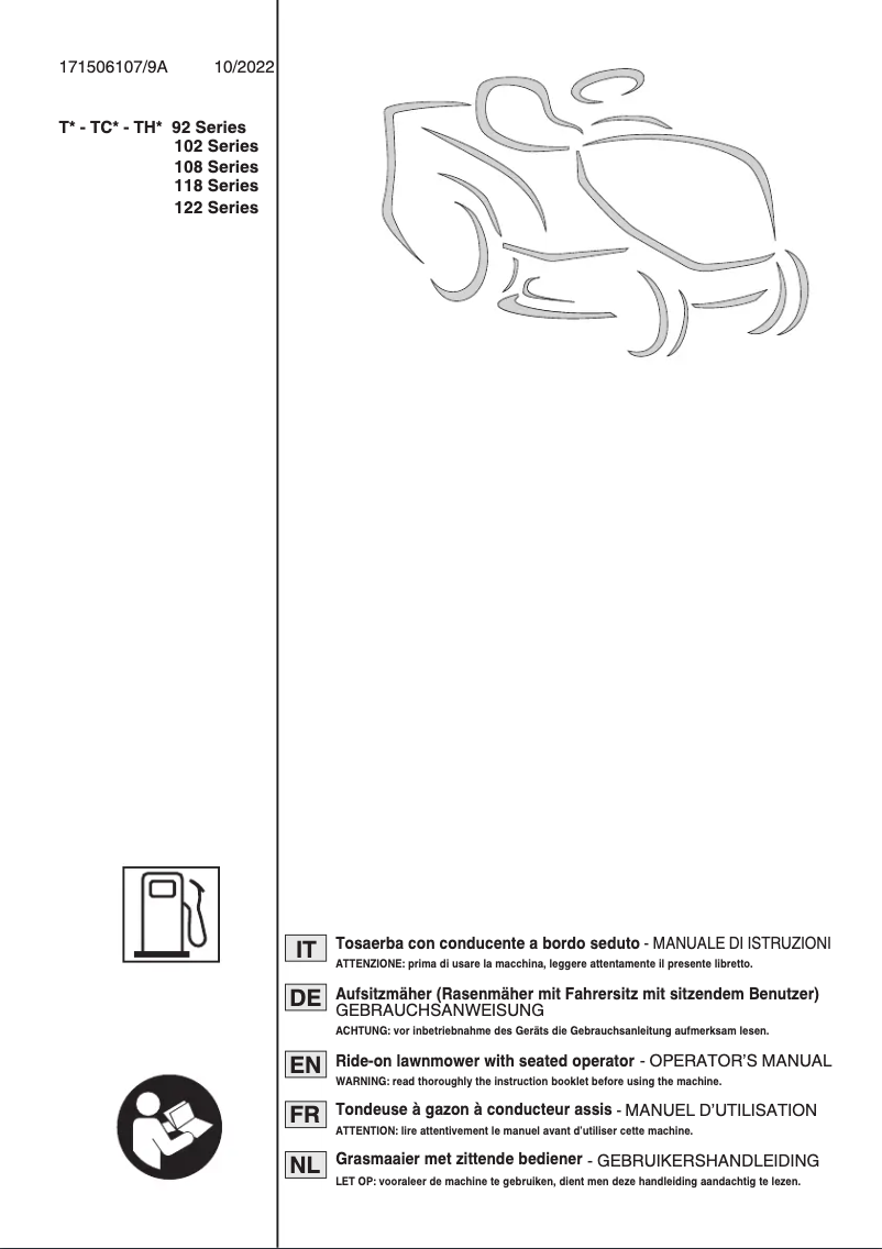 Image de la première page du manuel de l'appareil Estate 9122 WX