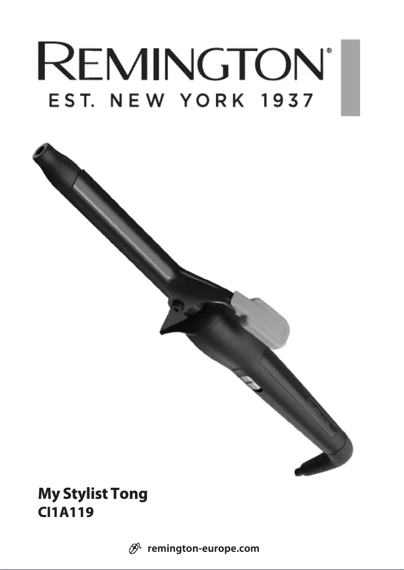 Page 1 de la notice Manuel utilisateur Remington My Stylist CI1A119
