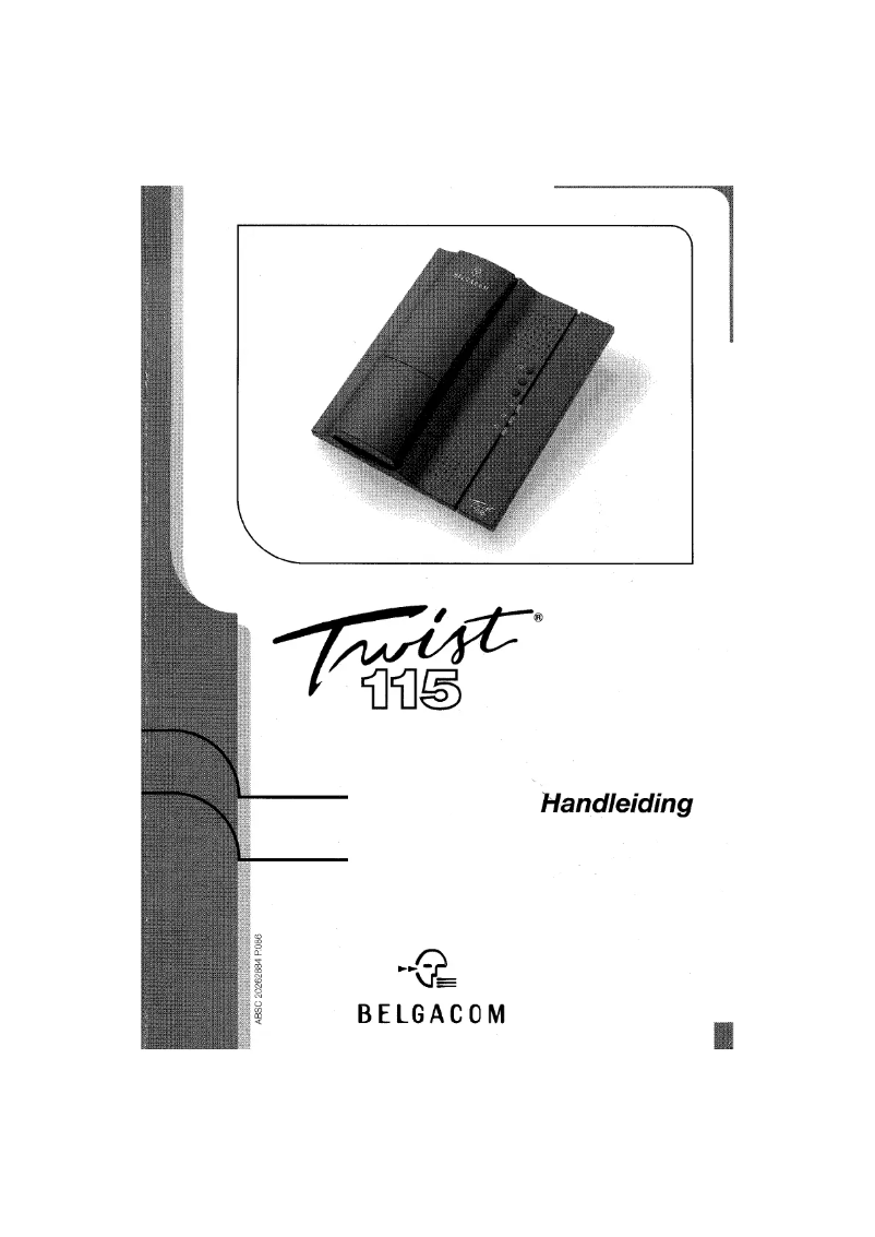 Image de la première page du manuel de l'appareil Twist 115