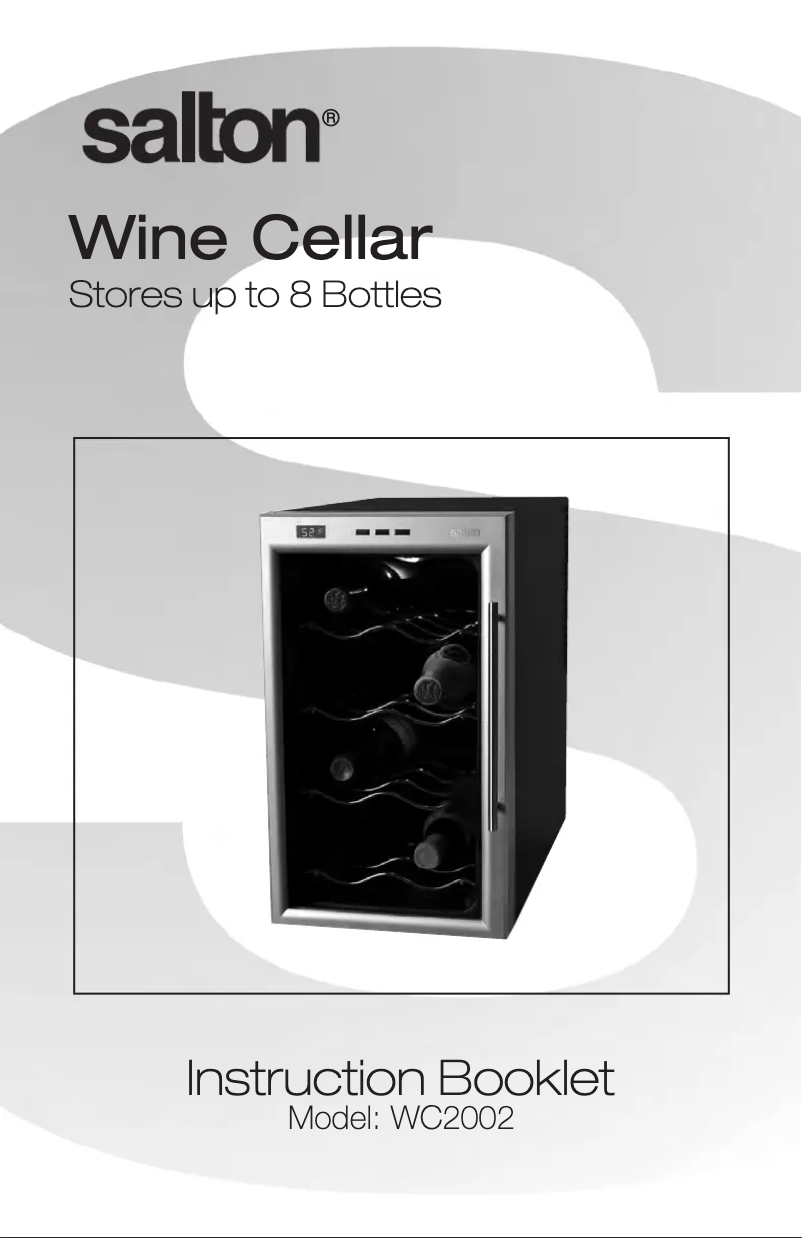 Imagen de la primera página del manual del dispositivo WC2002