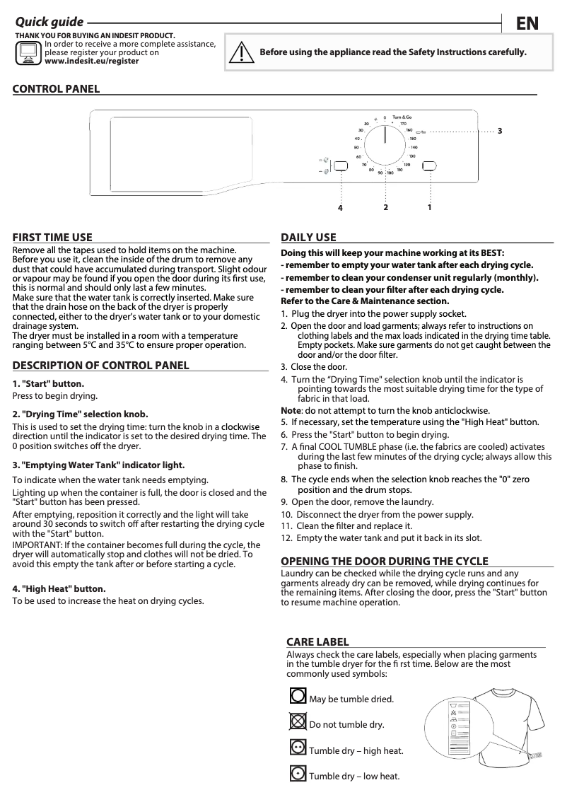 Imagen de la primera página del manual del dispositivo I2 D81W UK