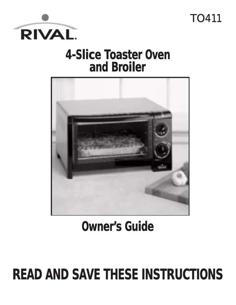 Page 1 de la notice Manuel utilisateur Rival TO411