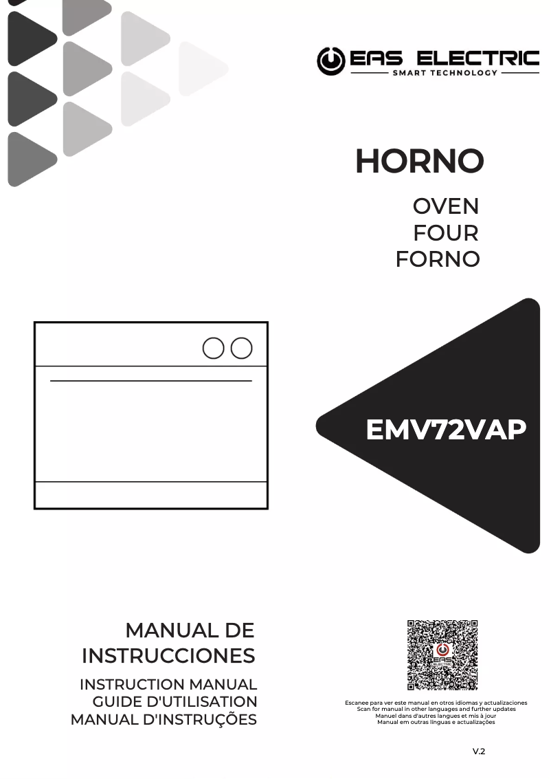 Image de la première page du manuel de l'appareil EMV72VAP