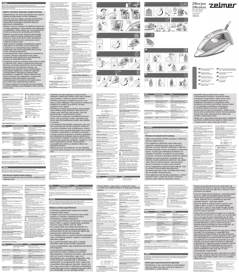 Página 1 del manual Manual de usuario Zelmer Exelentis ZIR10300