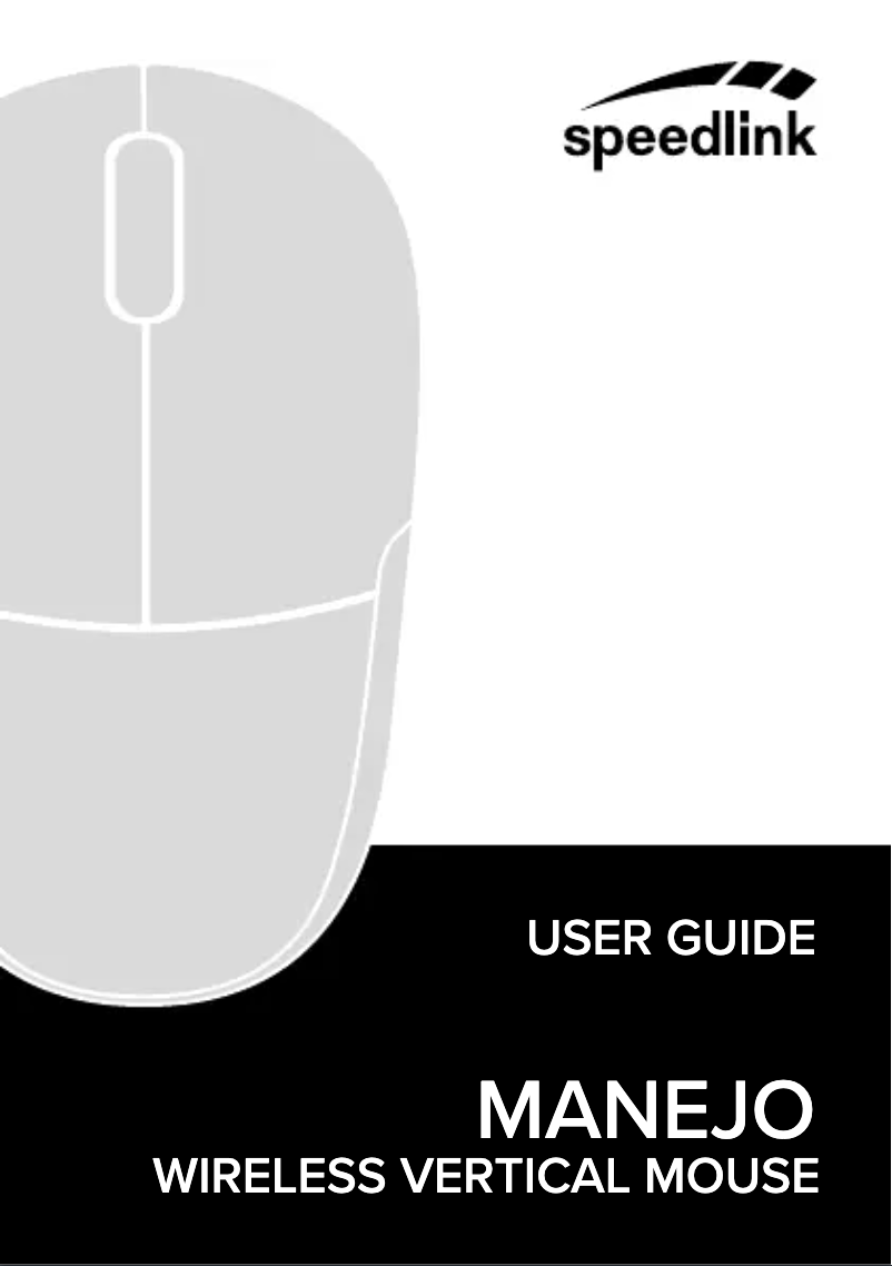 Página 1 del manual Manual de usuario Speed-Link Manejo SL-630005-BK