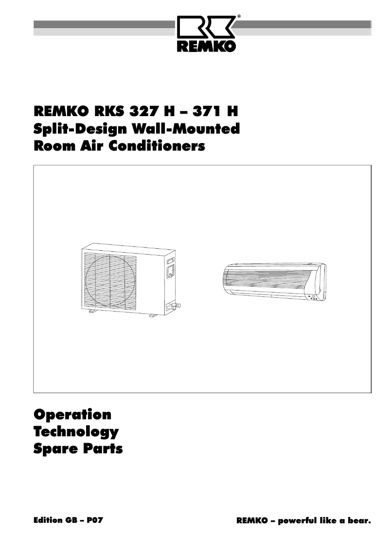 Page 1 de la notice Manuel utilisateur Remko RKS327H