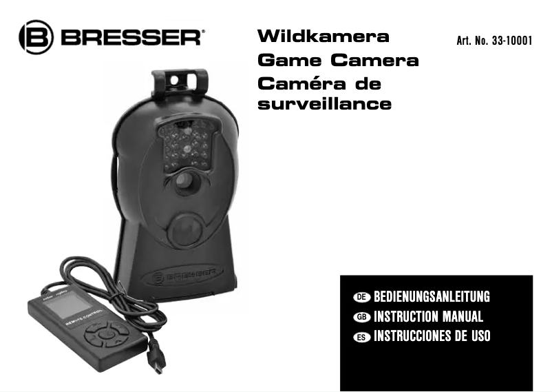 Page 1 de la notice Manuel utilisateur Bresser 3310001